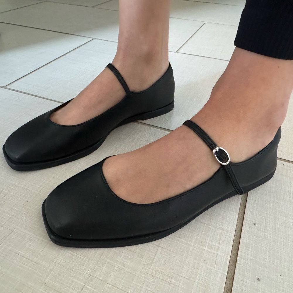 Classic Black Mary Jane Flats